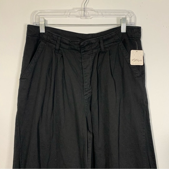 Free People Black Wide Leg Pants Women’s Size 12 - Picture 6 of 10